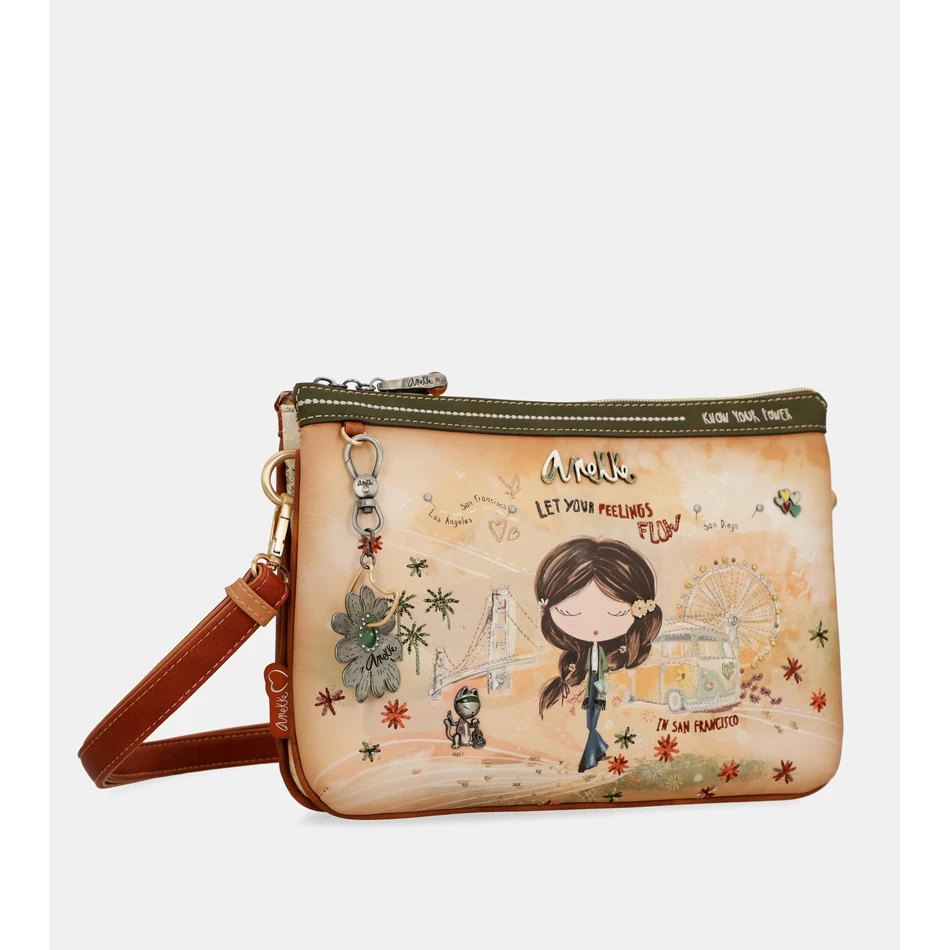 сумка через плечо Anekke Peace & Love с верблюжьим принтом
