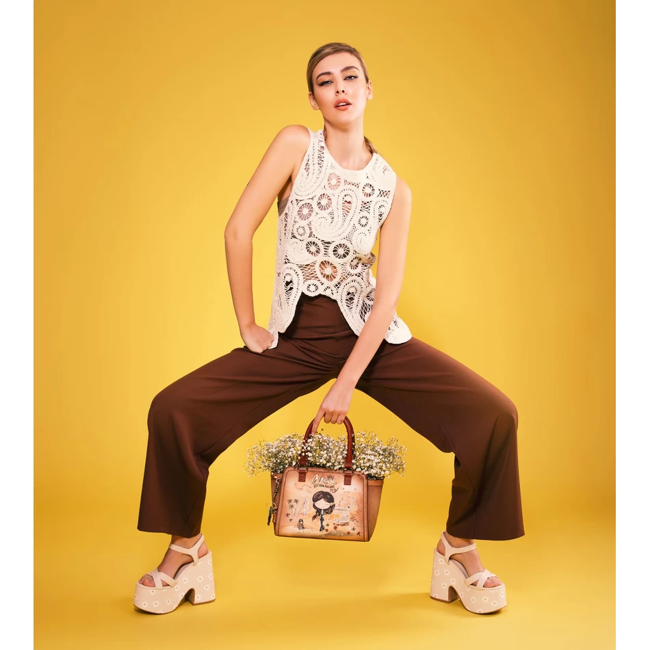 Anekke Peace & Love Camel Keilalaukku