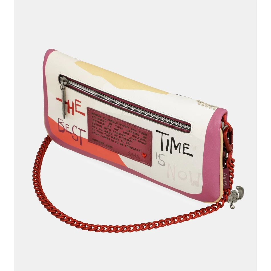 Anekke Modna Torbica Za čez Ramo S Kovinskim Ročajem