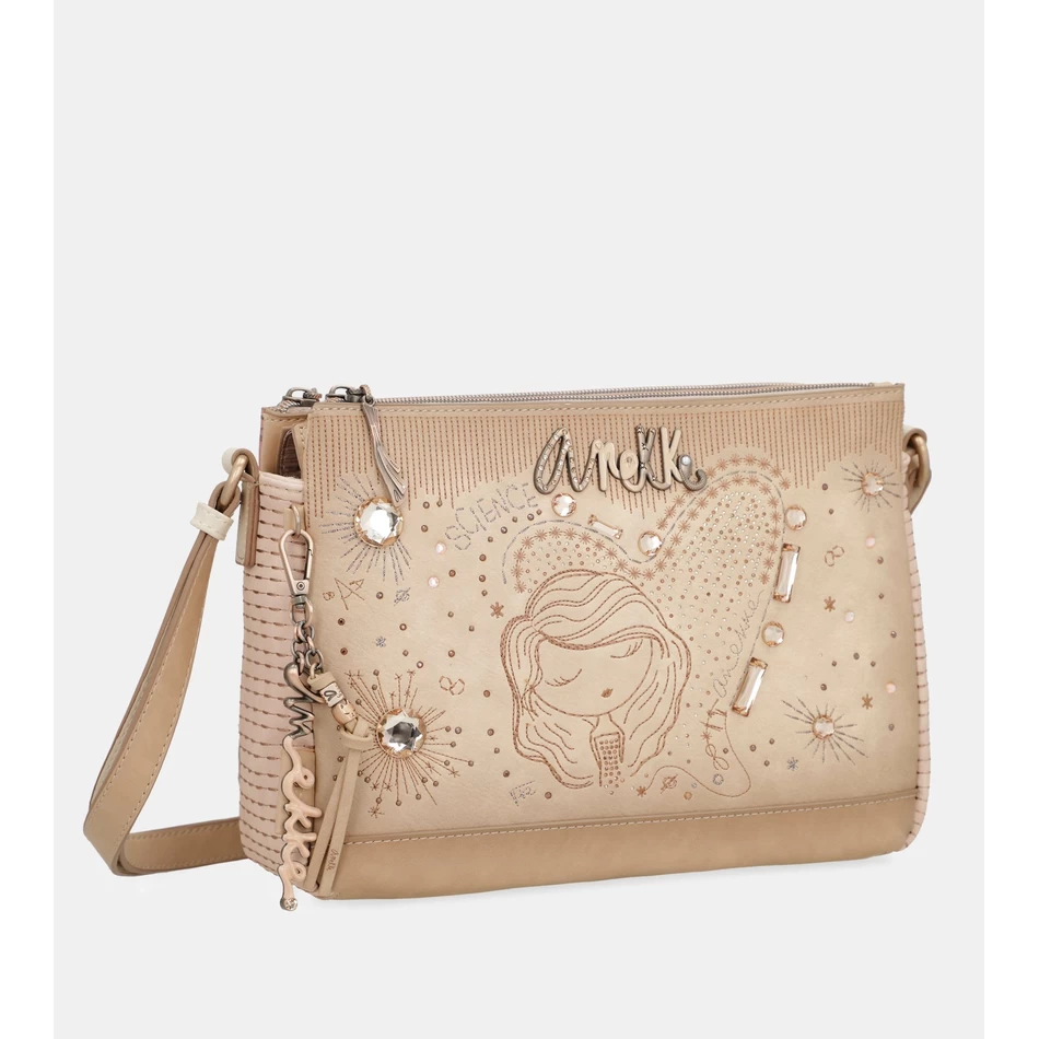 Anekke Studio Nude Crossbodytas Met 3 Compartimenten