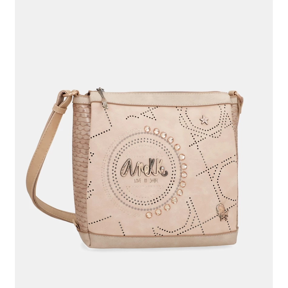 Anekke Studio Nude Neliömäinen Crossbody Laukku