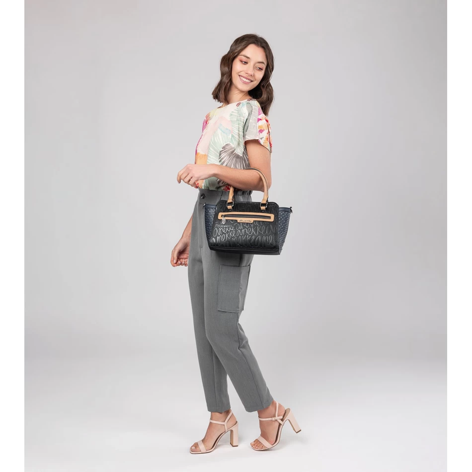 Borsa Da Bowling Anekke Studio Blu Navy