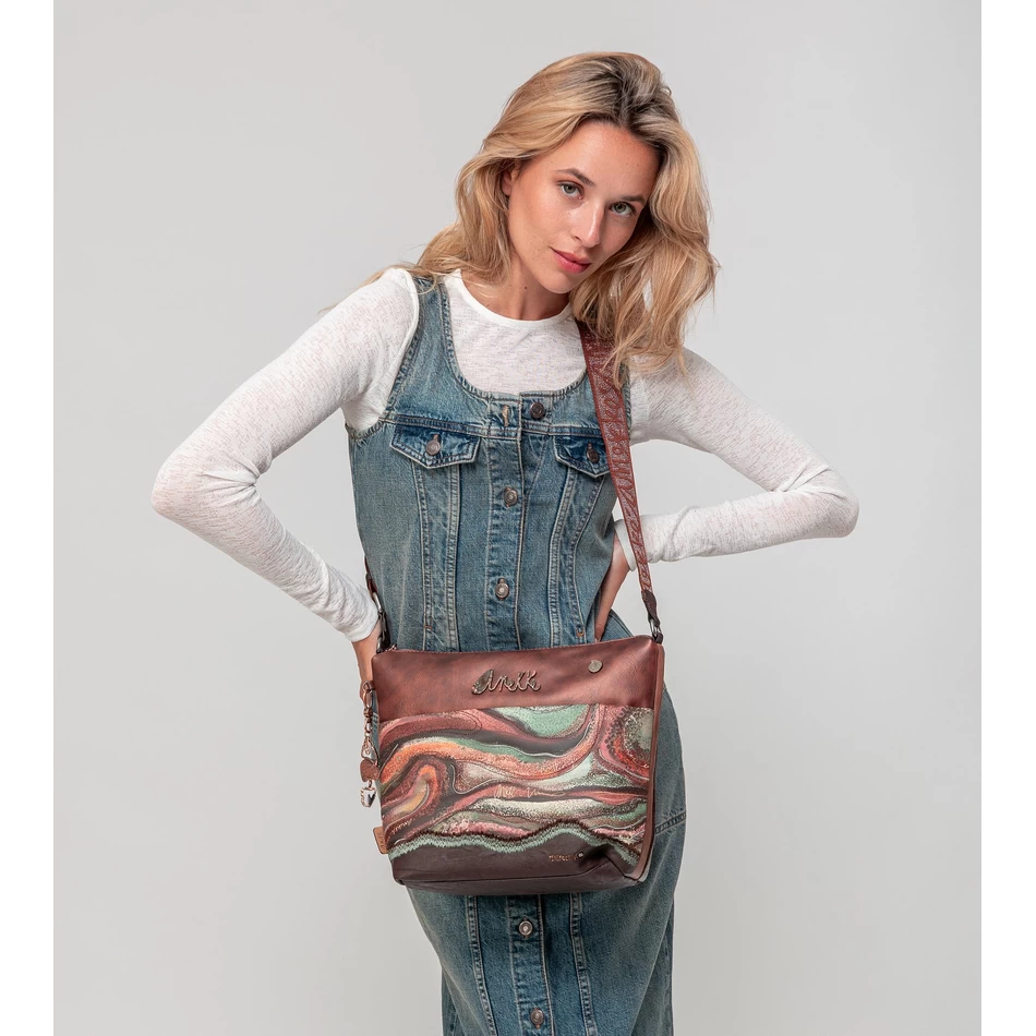 Anekke Utvendig Stor Crossbody-veske Med Lommer