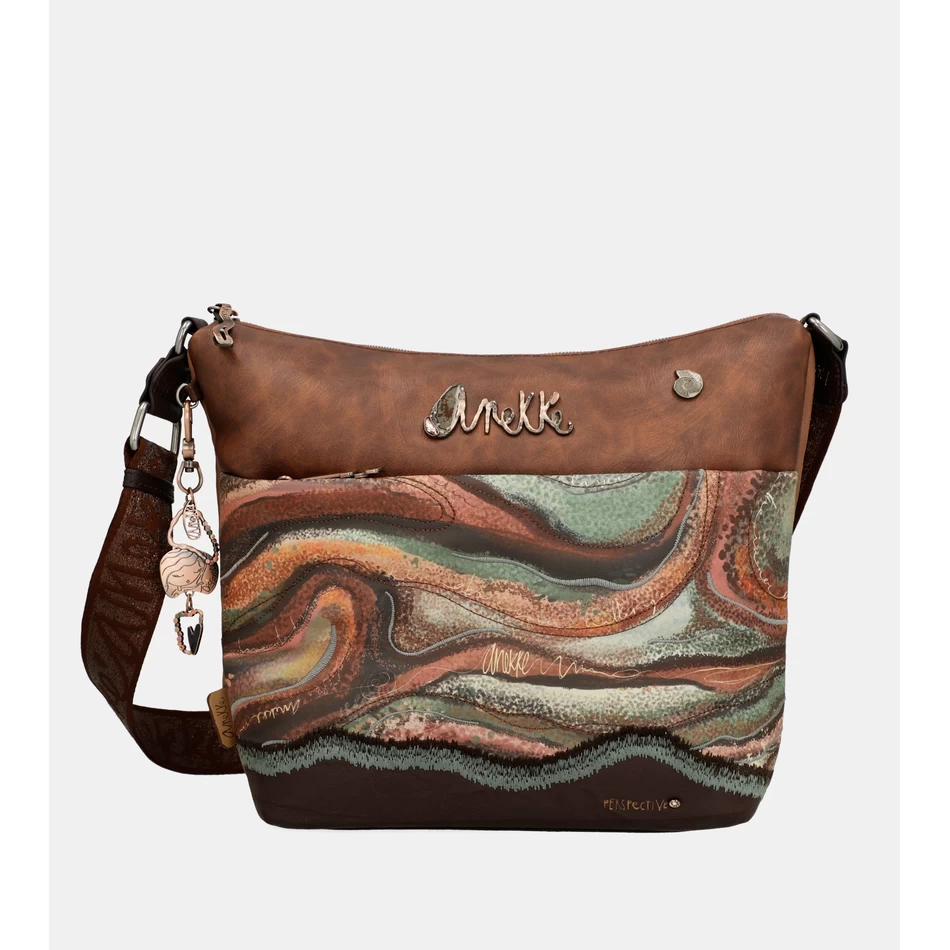 Anekke Utvendig Stor Crossbody-veske Med Lommer