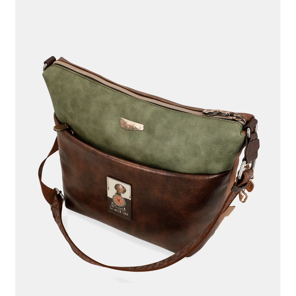Anekke Utvendig Stor Crossbody-veske Med Lommer