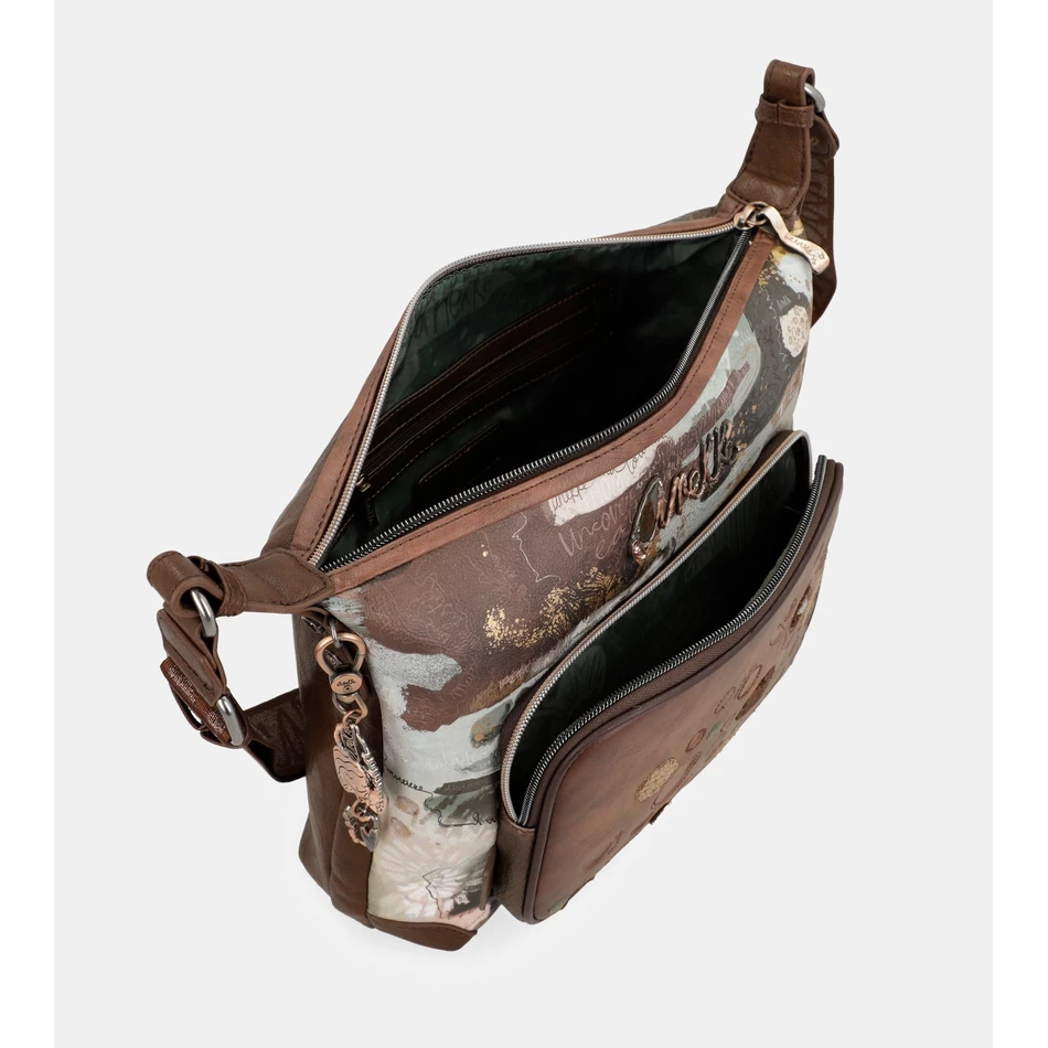 Anekke Utvendig Crossbody Stor Bag Med Lommer