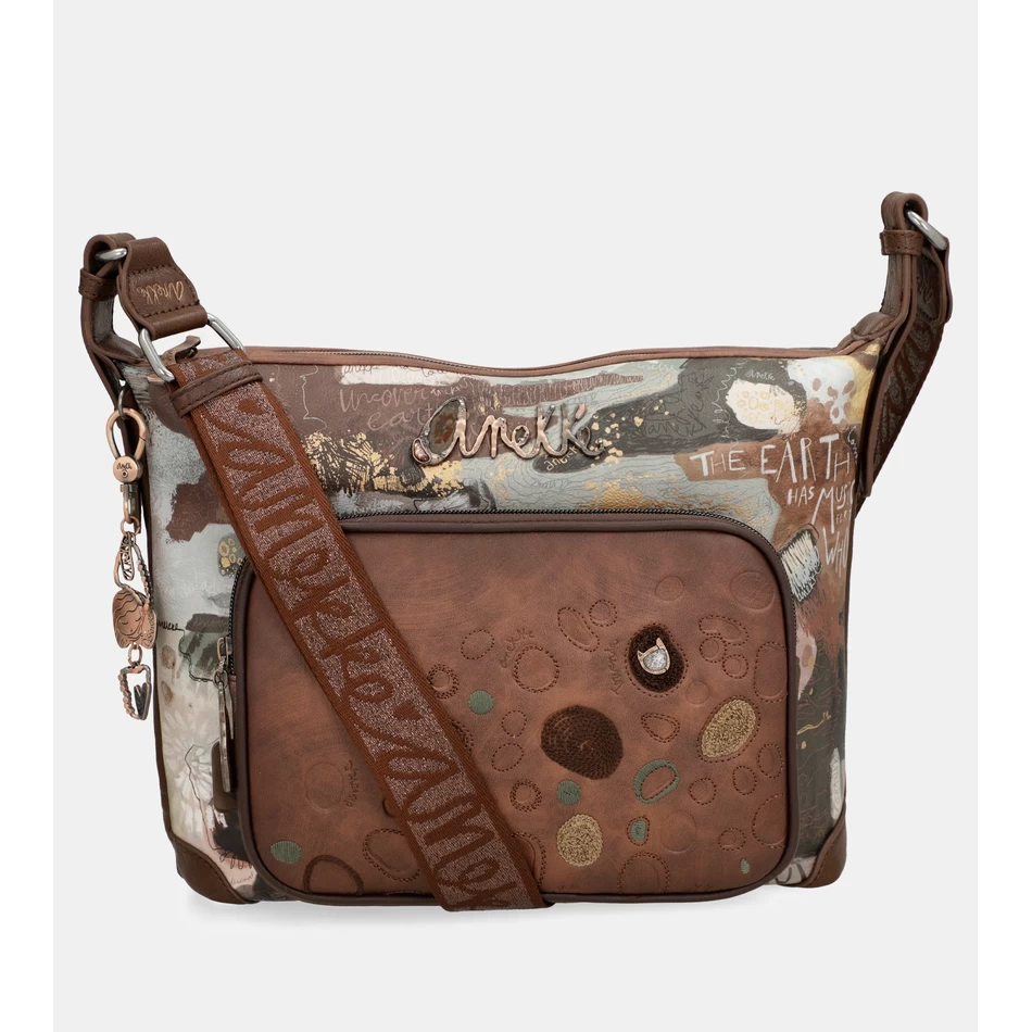 Anekke Utvendig Crossbody Stor Bag Med Lommer