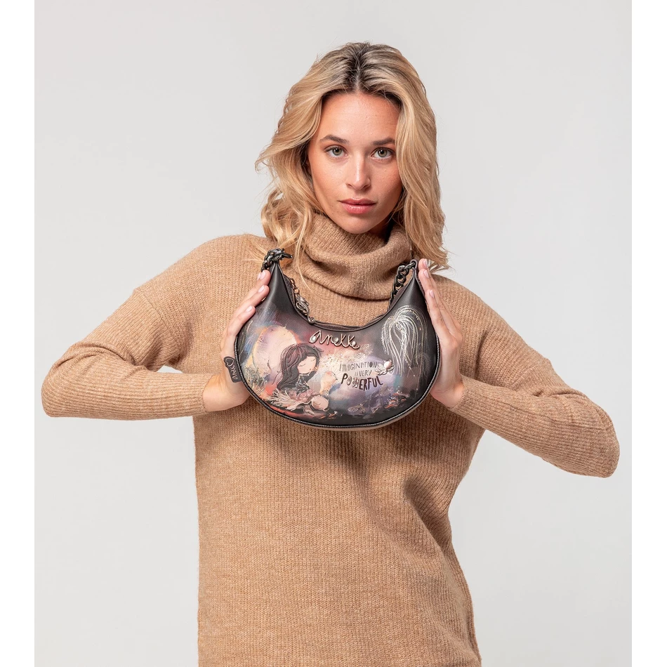 Anekke Dreamverse Crossbody Laukku Metallikahvalla