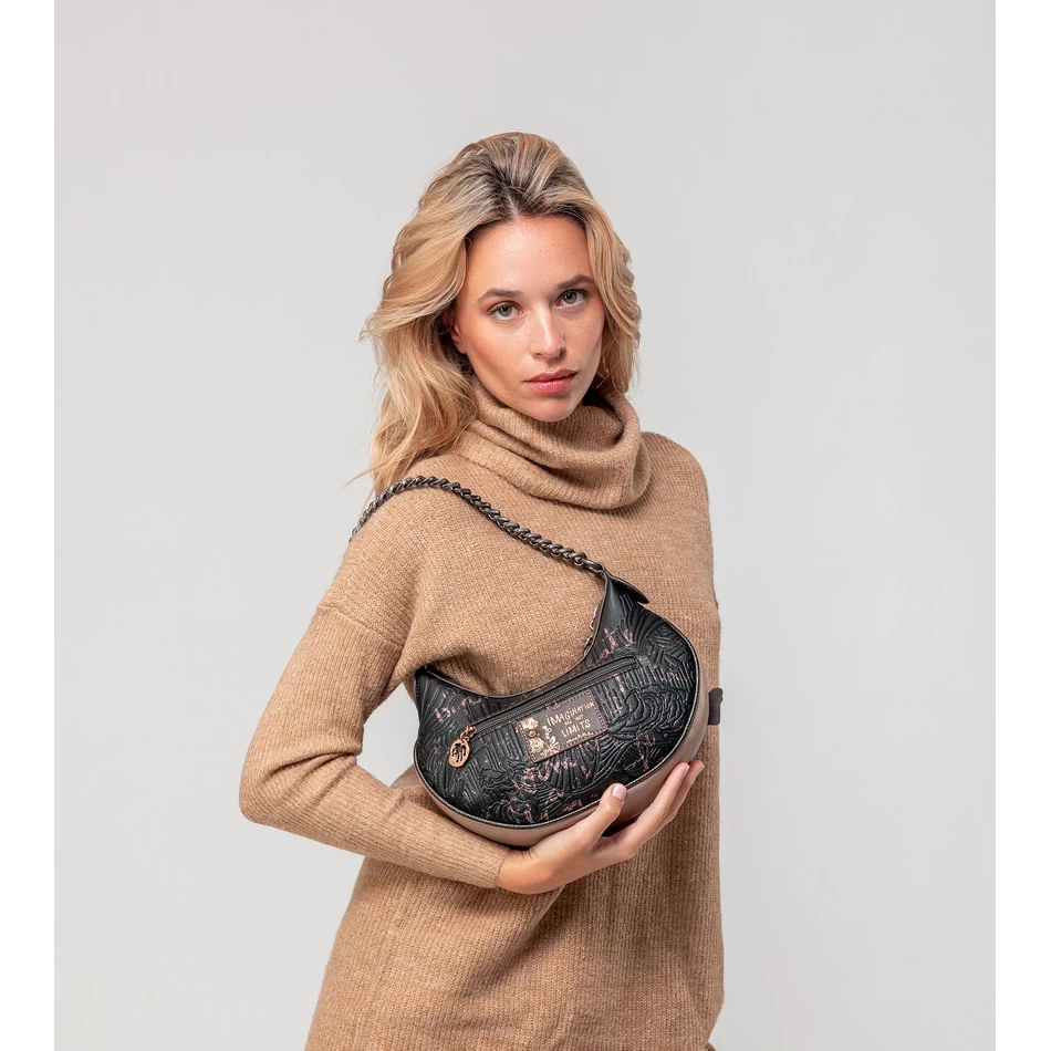 Anekke Dreamverse Crossbody Laukku Metallikahvalla