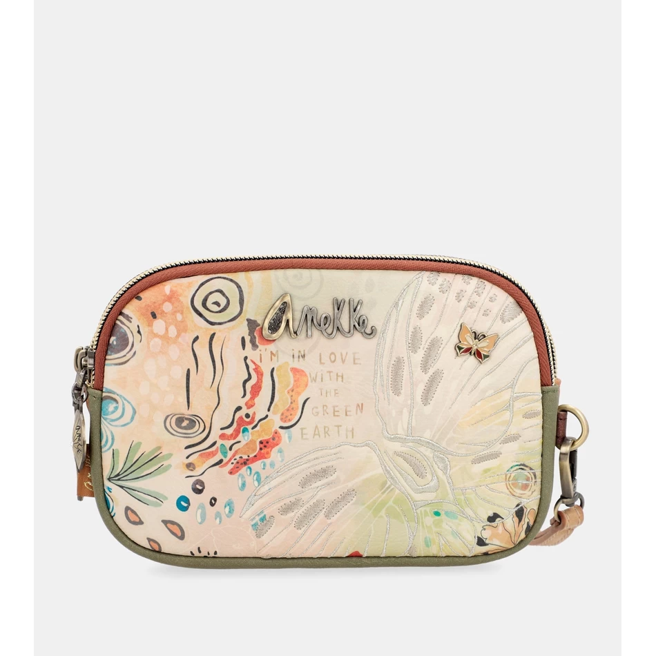 حقيبة يد Anekke على شكل فراشة مع حجرة مزدوجة