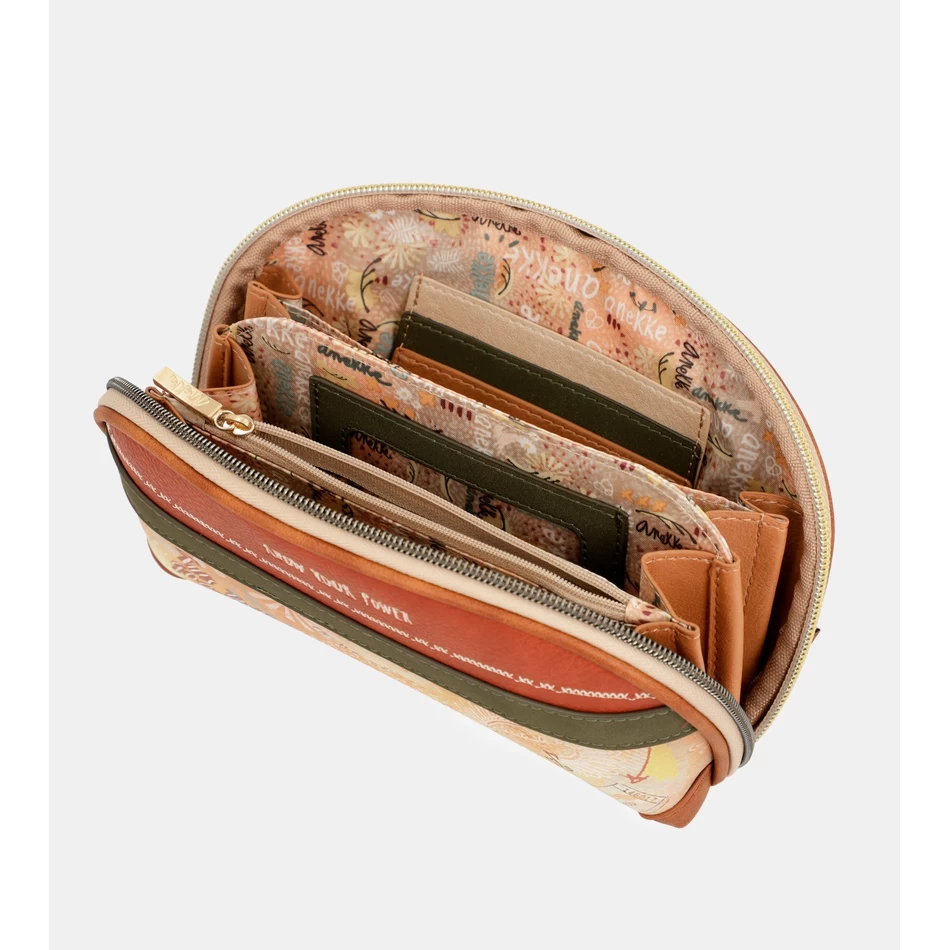 Anekke Peace & Love Camel Rfid Holdall Taske