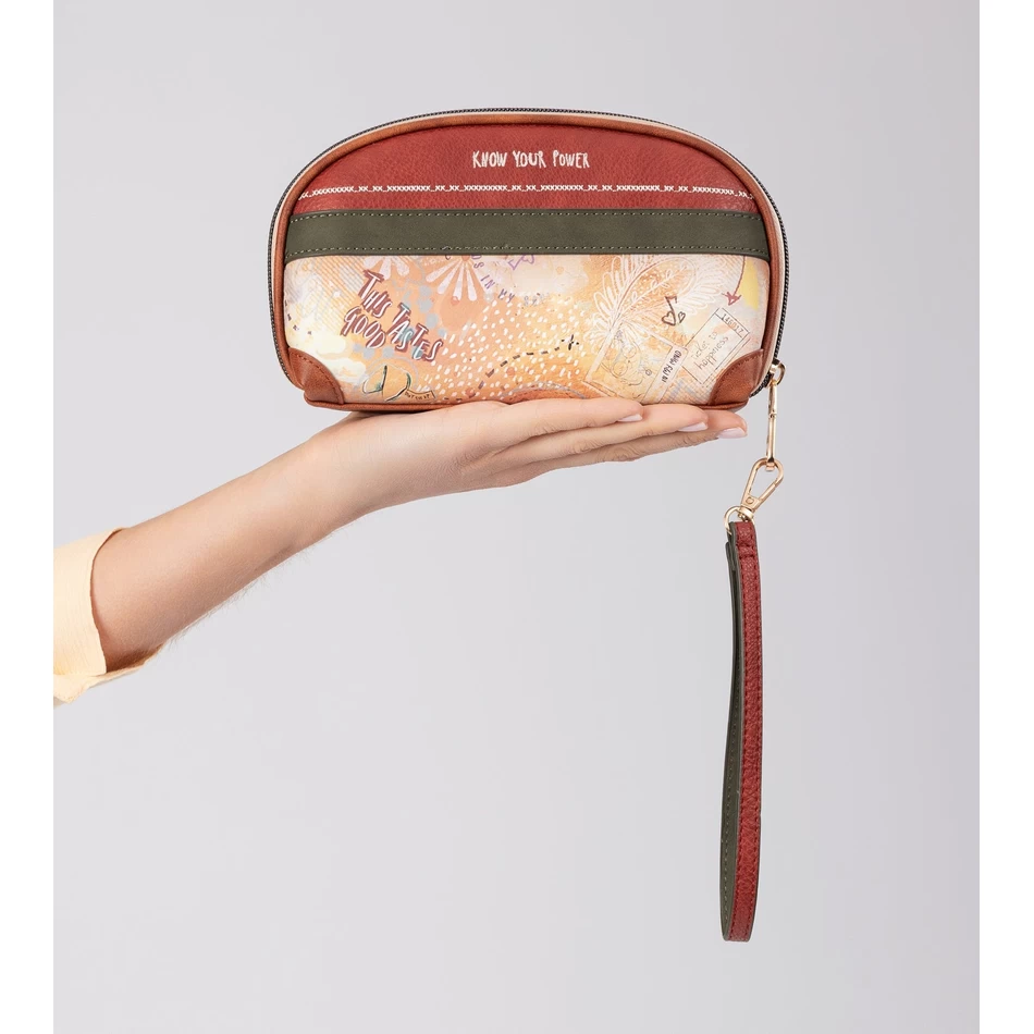 Anekke Peace & Love Camel Rfid Holdall Taske