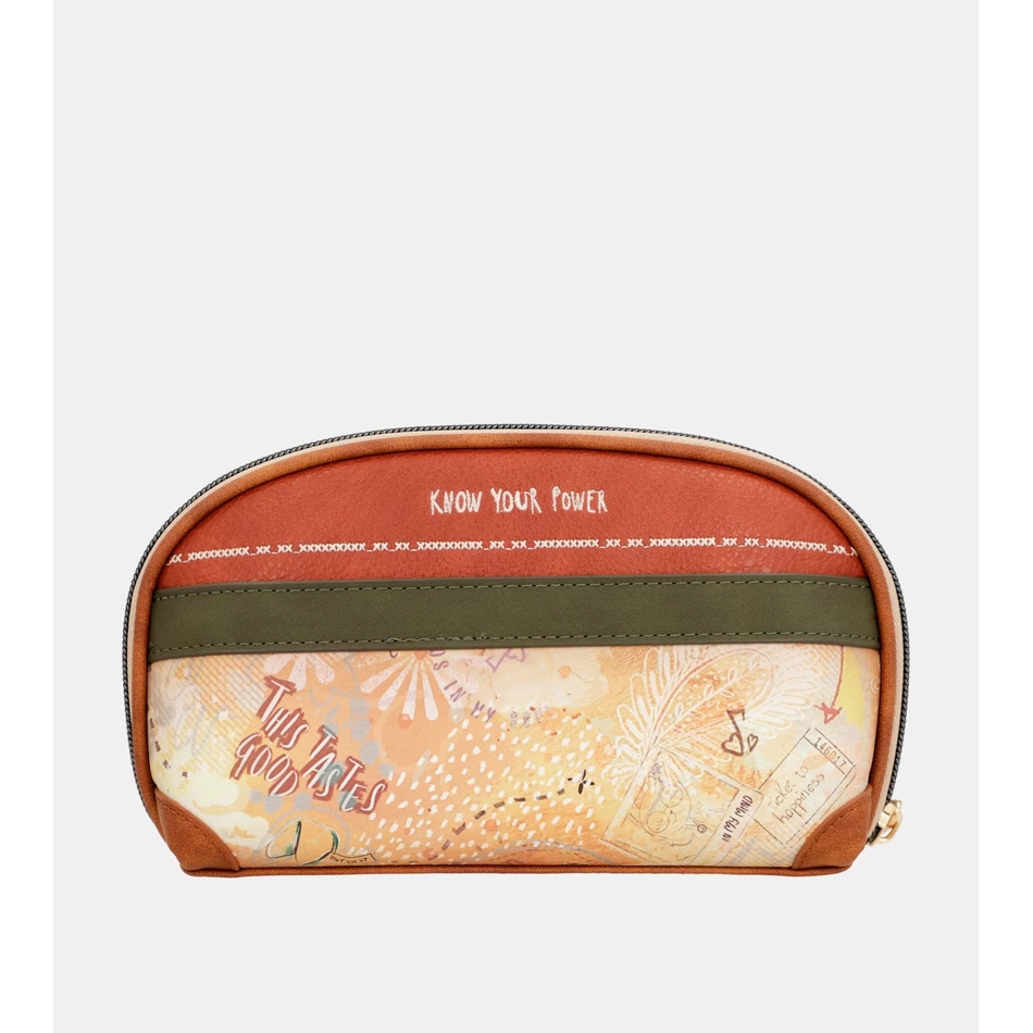 Anekke Peace & Love Camel Rfid Holdall Taske