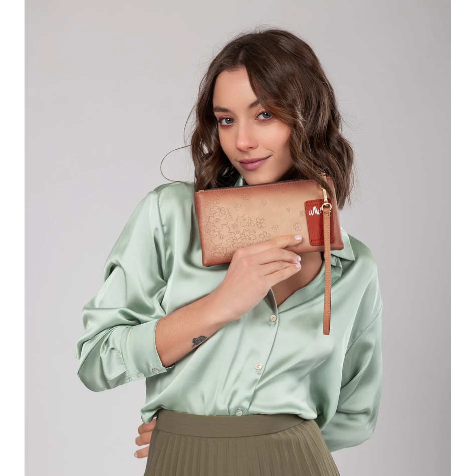 Anekke Anekke السلام والحب محفظة الجمل Rfid