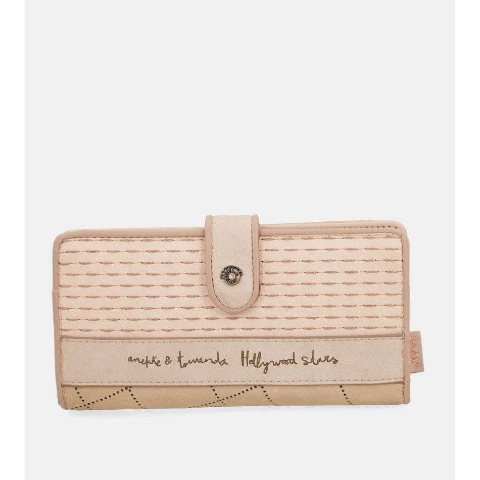 محفظة Anekke Studio عارية كبيرة الحجم بتقنية تحديد الهوية بموجات الراديو