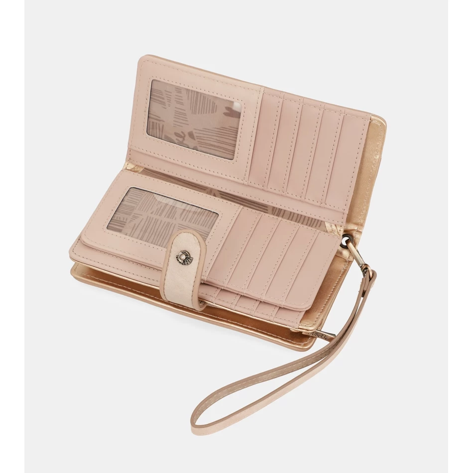 محفظة Anekke Studio عارية كبيرة الحجم بتقنية تحديد الهوية بموجات الراديو