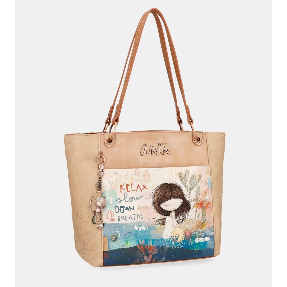 Tas Tangan Pembelanja Mediterania Anekke