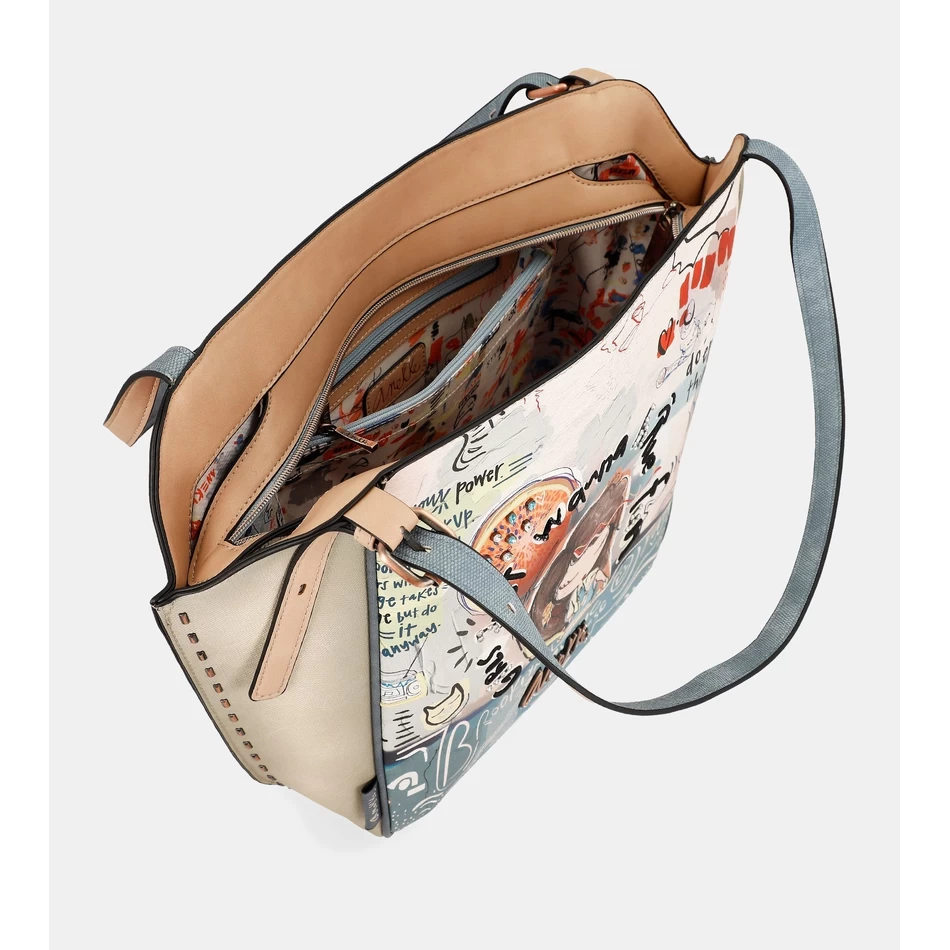 Anekke Sjov & Musik Oval Shopper Taske