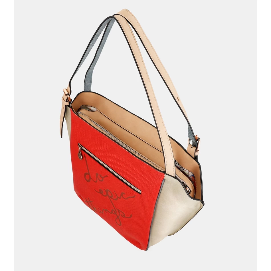 Anekke Sjov & Musik Oval Shopper Taske