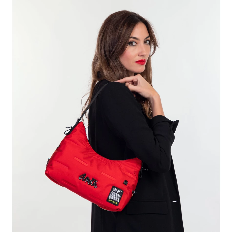 Anekke Alam Warna Tas Hobo Merah