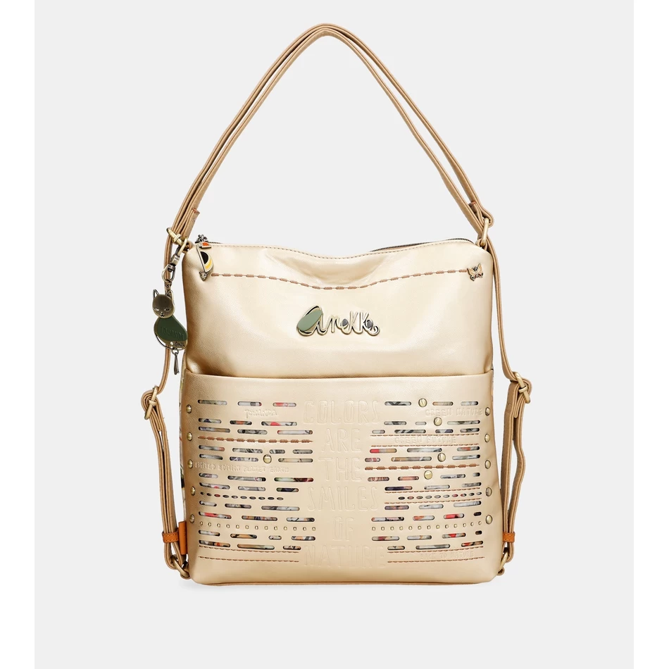 Anekke Nature Pachamama תיק מוזהב להמרה לתרמיל