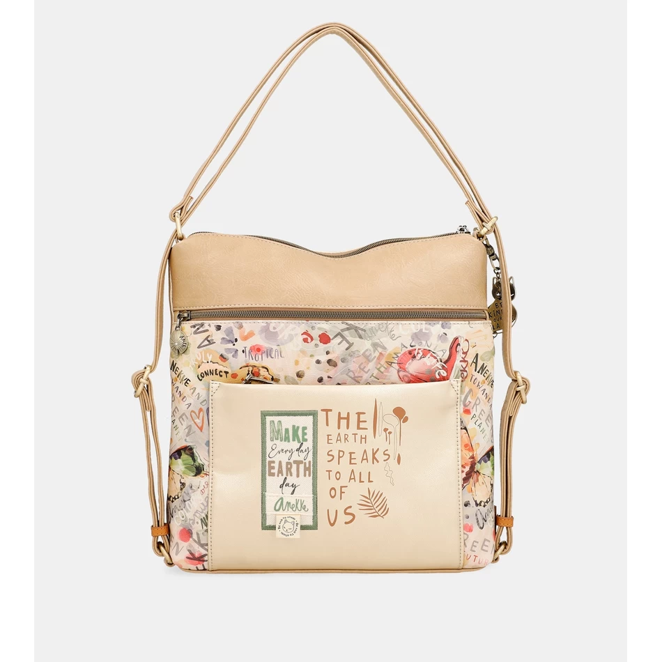 Anekke Nature Pachamama תיק מוזהב להמרה לתרמיל