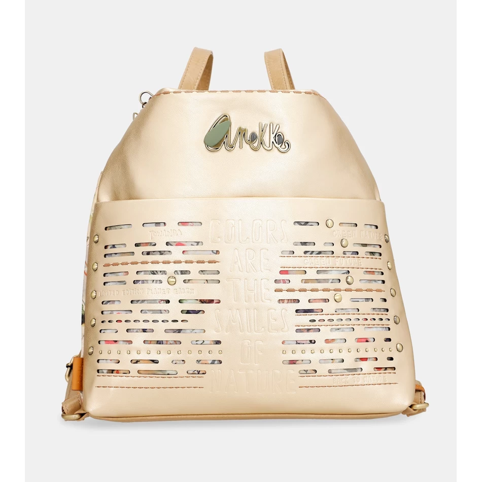 Anekke Nature Pachamama תיק מוזהב להמרה לתרמיל