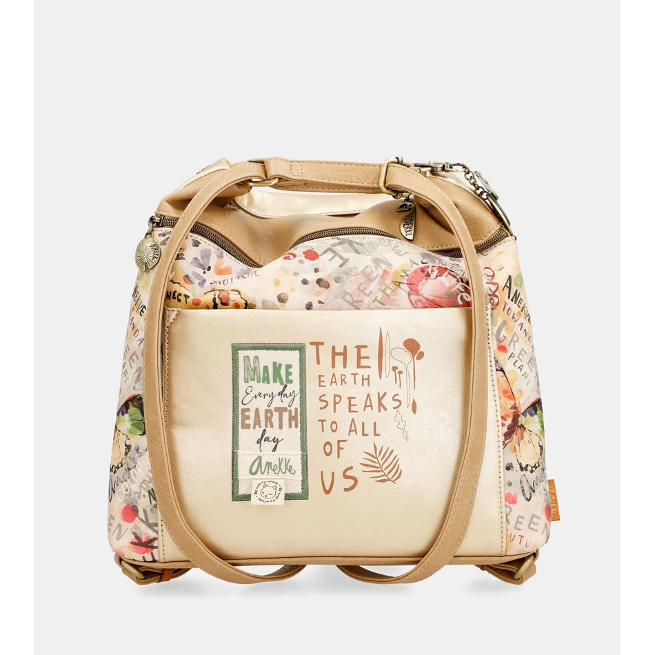 Anekke Nature Pachamama תיק מוזהב להמרה לתרמיל