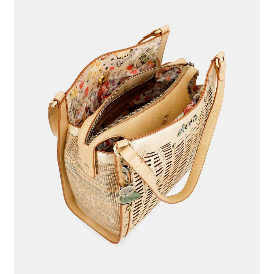 Anekke Nature Pachamama Golden Crossbody Taske Anekke