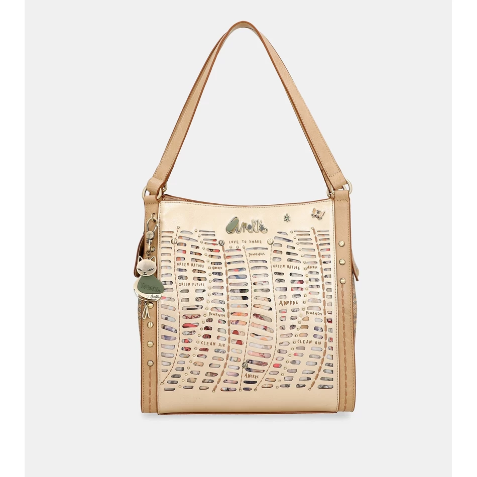 Anekke Nature Pachamama Golden Crossbody Taske Anekke