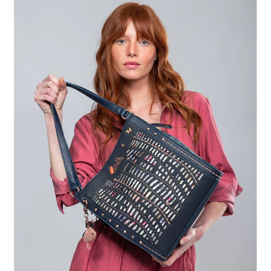 Anekke Nature Pachamama Marineblå Crossbody Taske