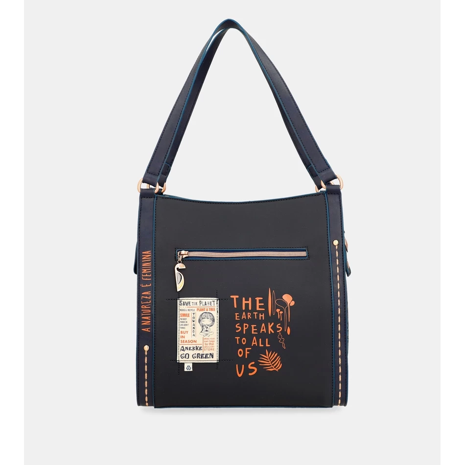 Anekke Nature Pachamama Marineblå Crossbody Taske