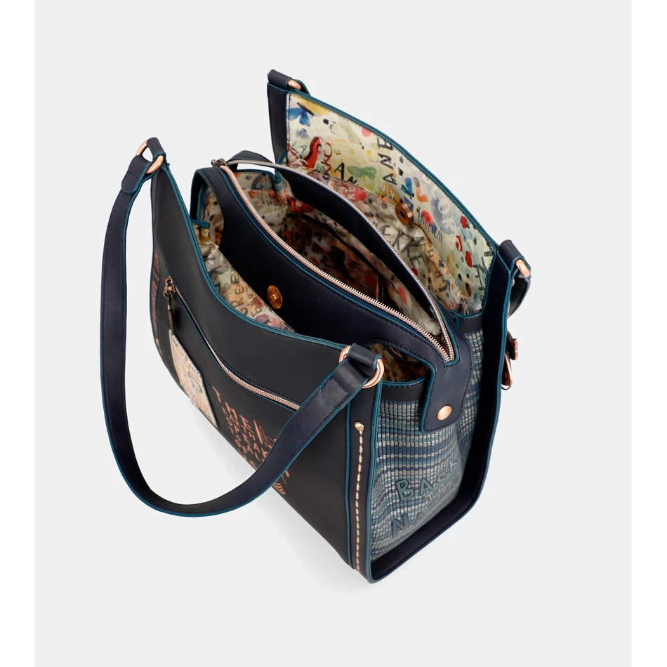 Anekke Nature Pachamama Marineblå Crossbody Taske