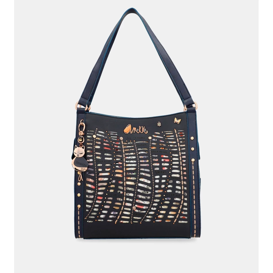 Anekke Nature Pachamama Marineblå Crossbody Taske