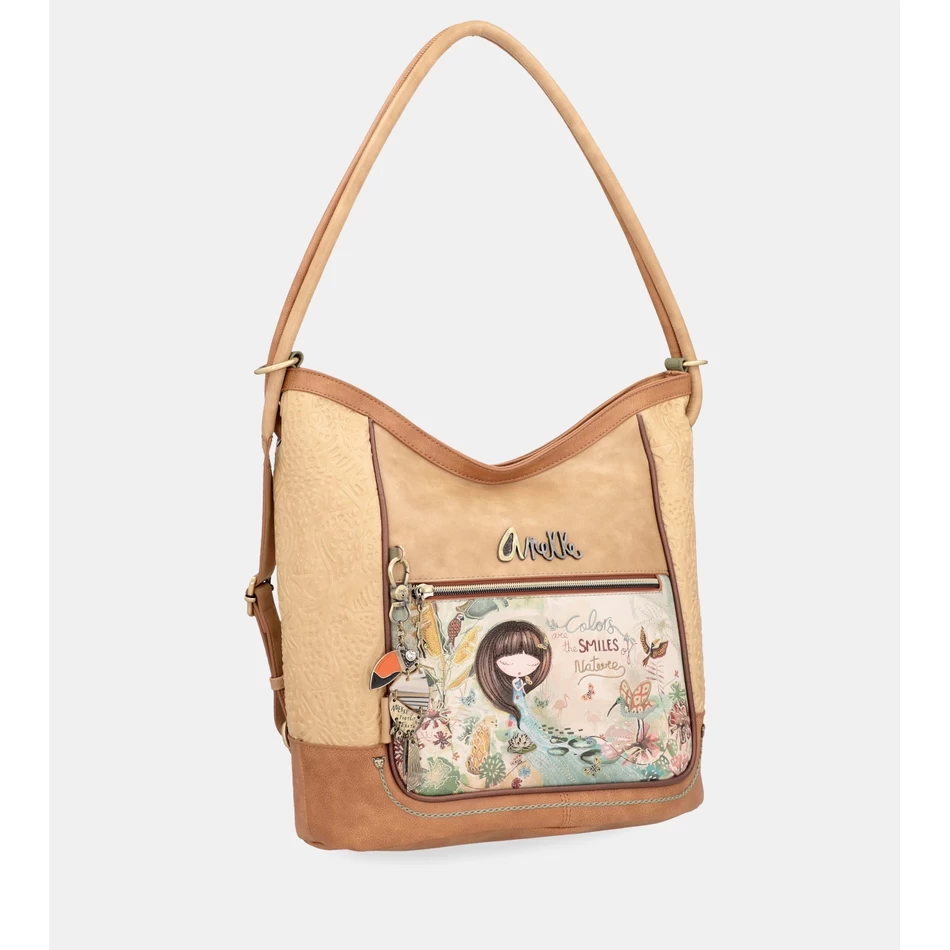 Anekke Amazonia convertible crossbody bag with backpack