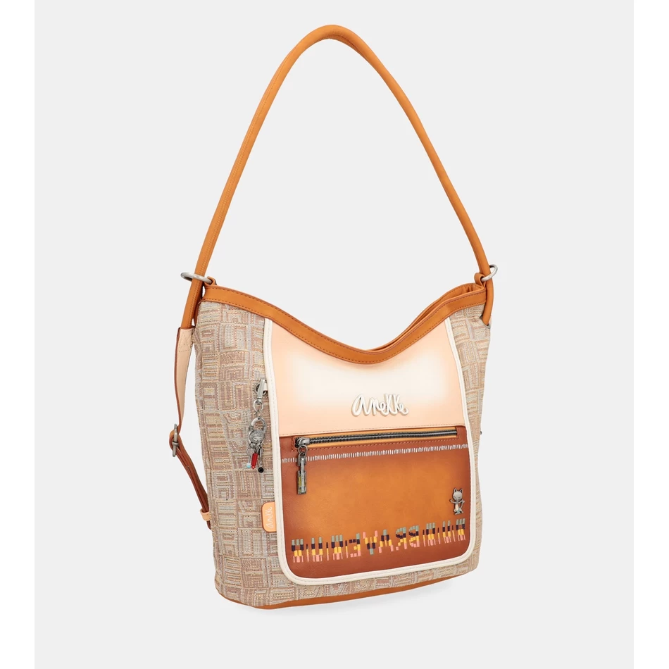 Anekke Magic Souls convertible crossbody bag into a Magic Souls rucksack