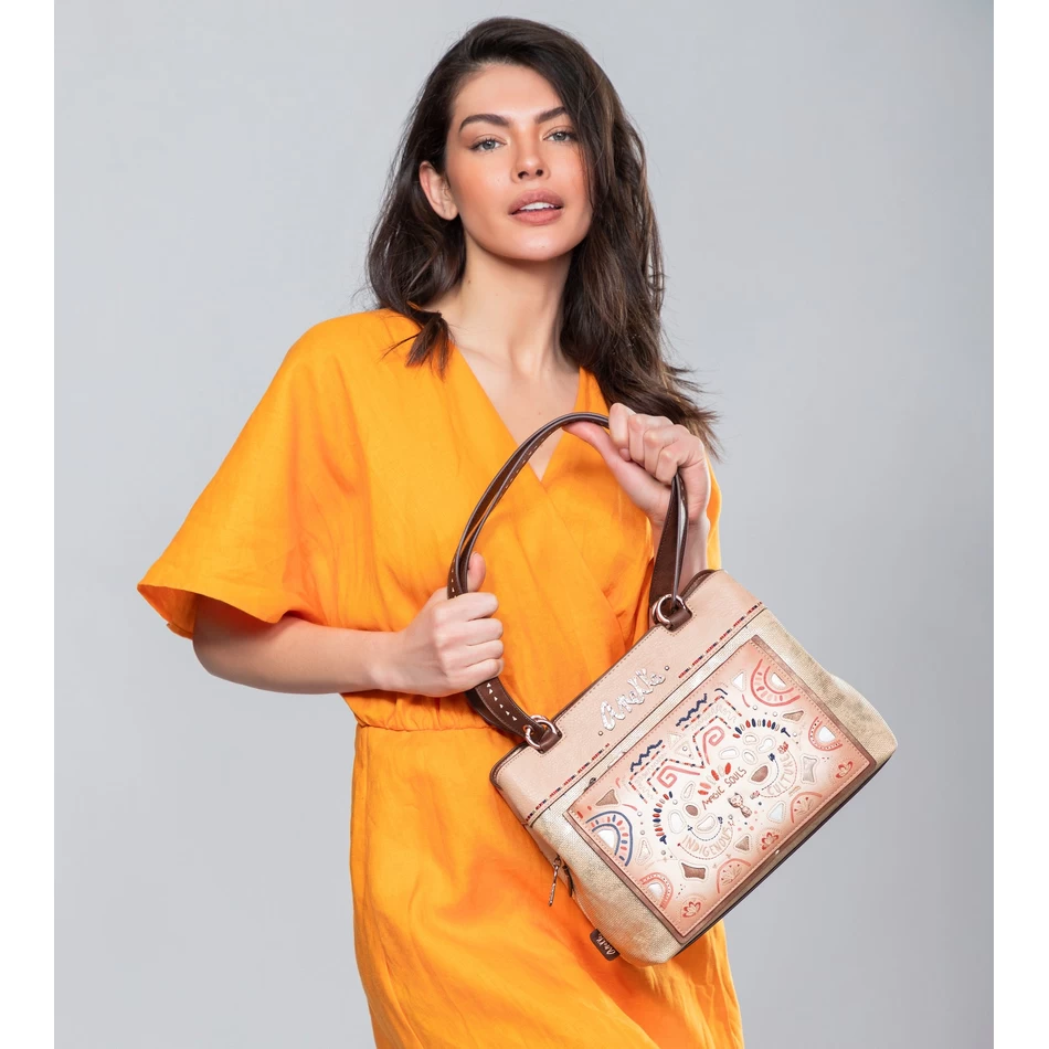 Tote Bag Suku Anekke Dengan 3 Sekat