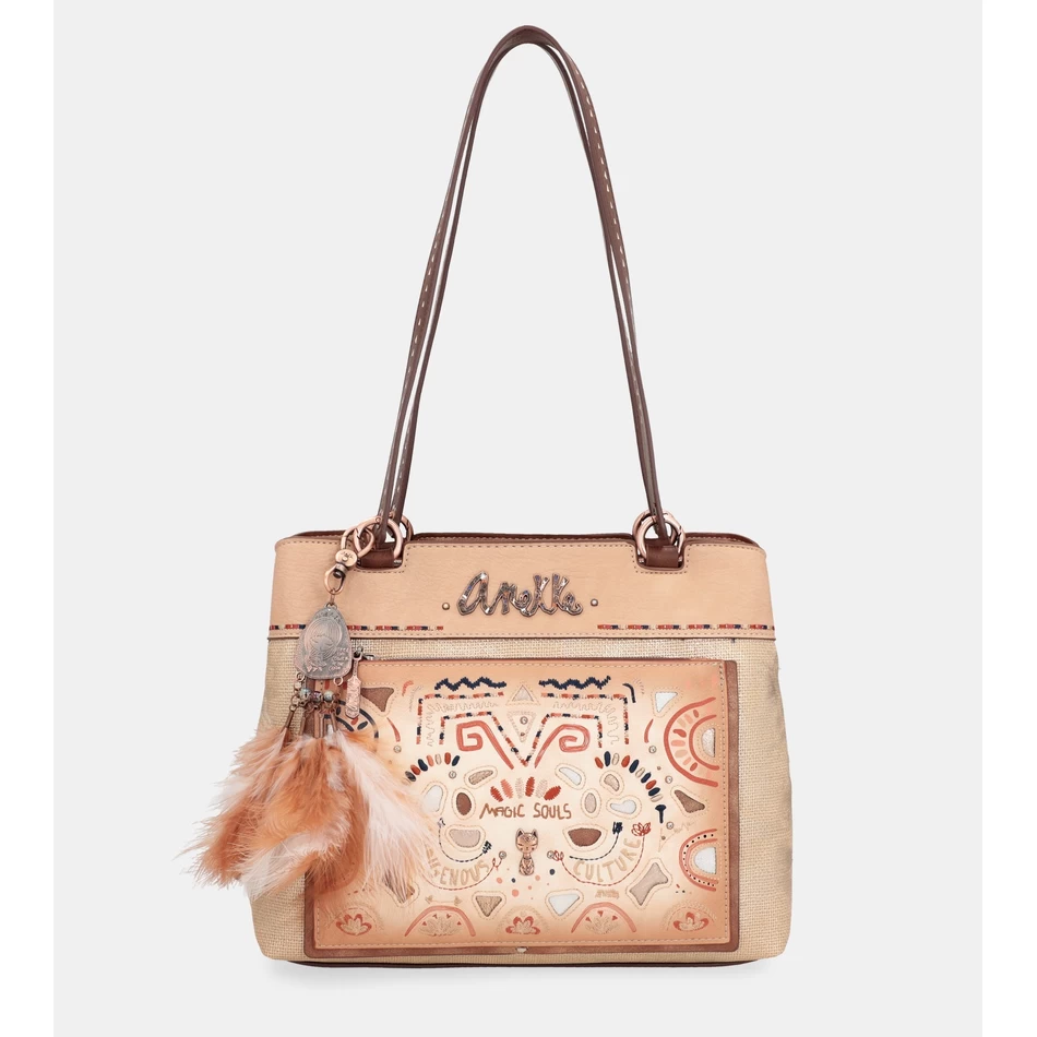 Tote Bag Suku Anekke Dengan 3 Sekat