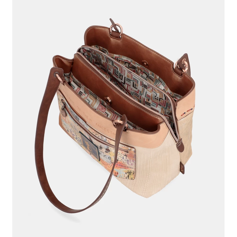 Tote Bag Suku Anekke Dengan 3 Sekat