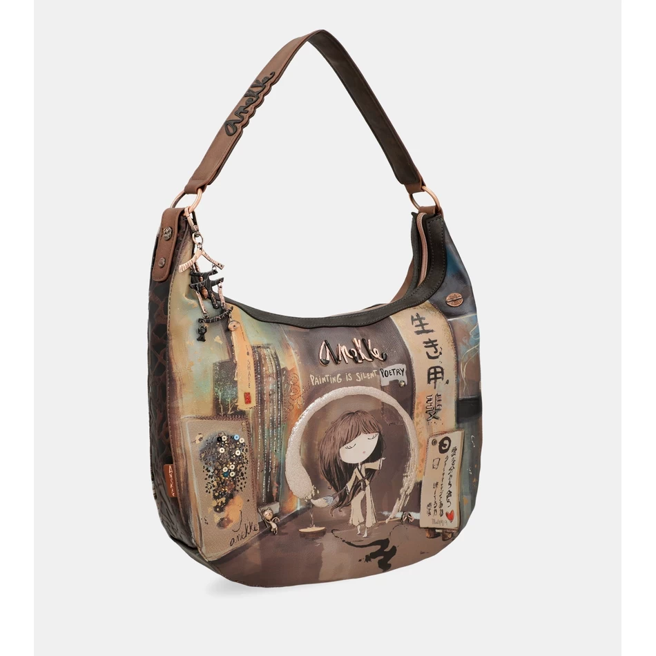 Anekke Shōen oval shoulder bag