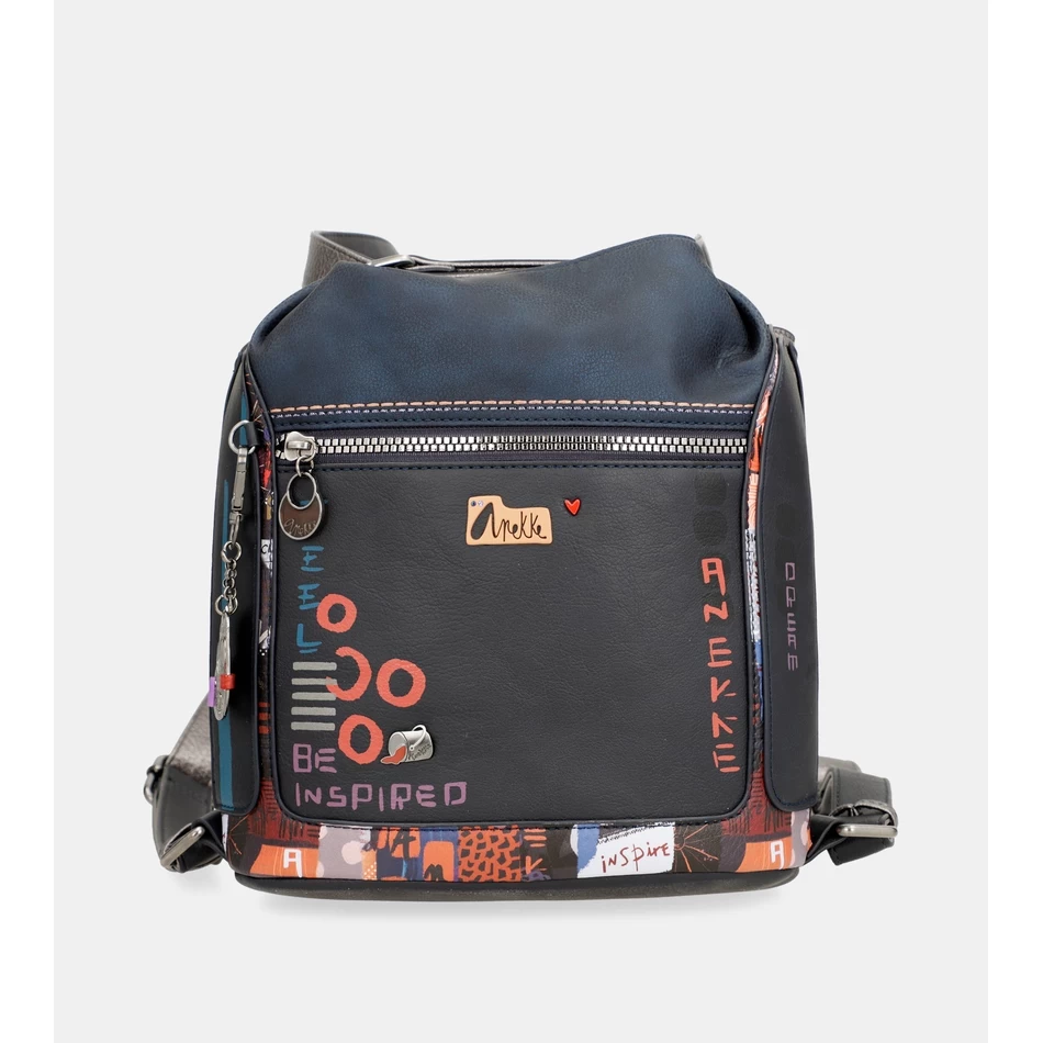 Anekke Kyomu Shoulder Bag Convertible Into A Kyomu Backpack