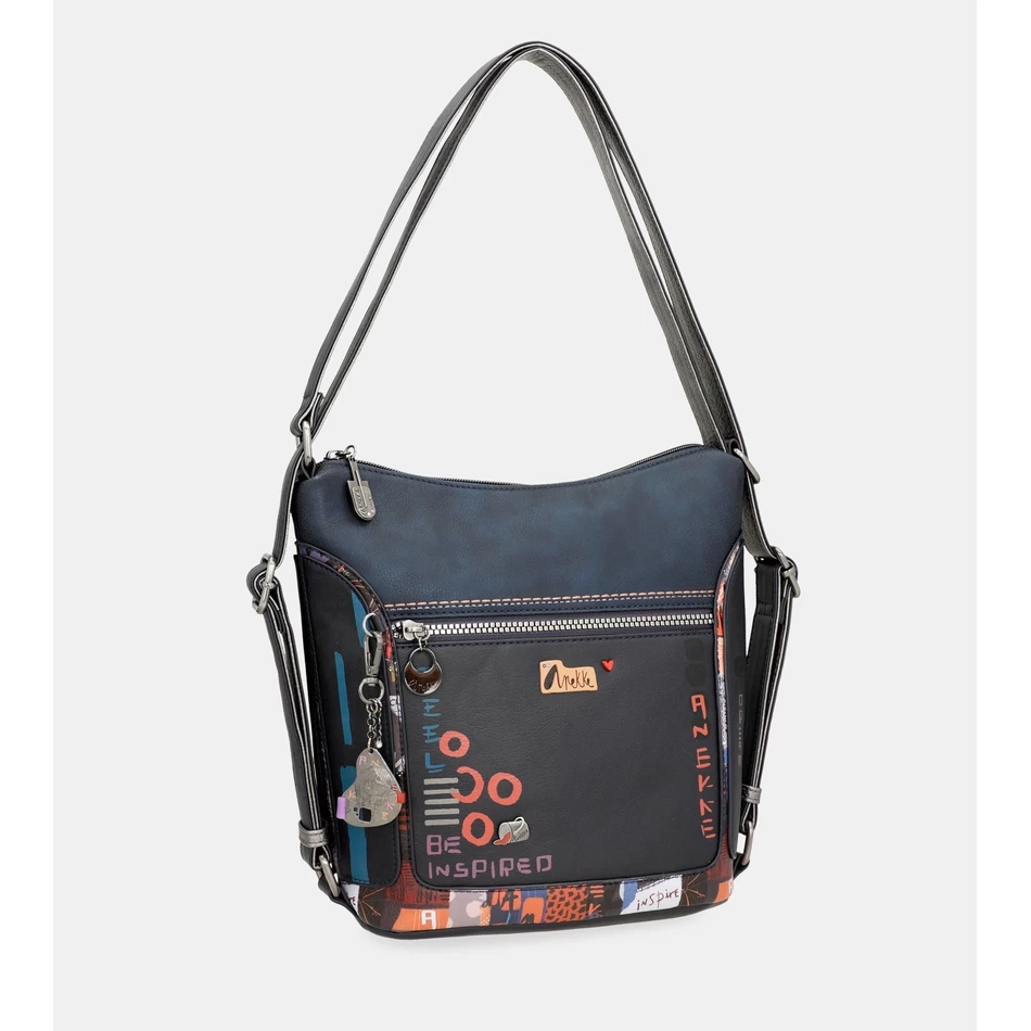 Anekke Kyomu Shoulder Bag Convertible Into A Kyomu Backpack