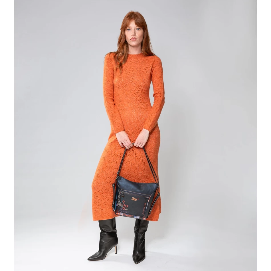 Anekke Kyomu Shoulder Bag Convertible Into A Kyomu Backpack