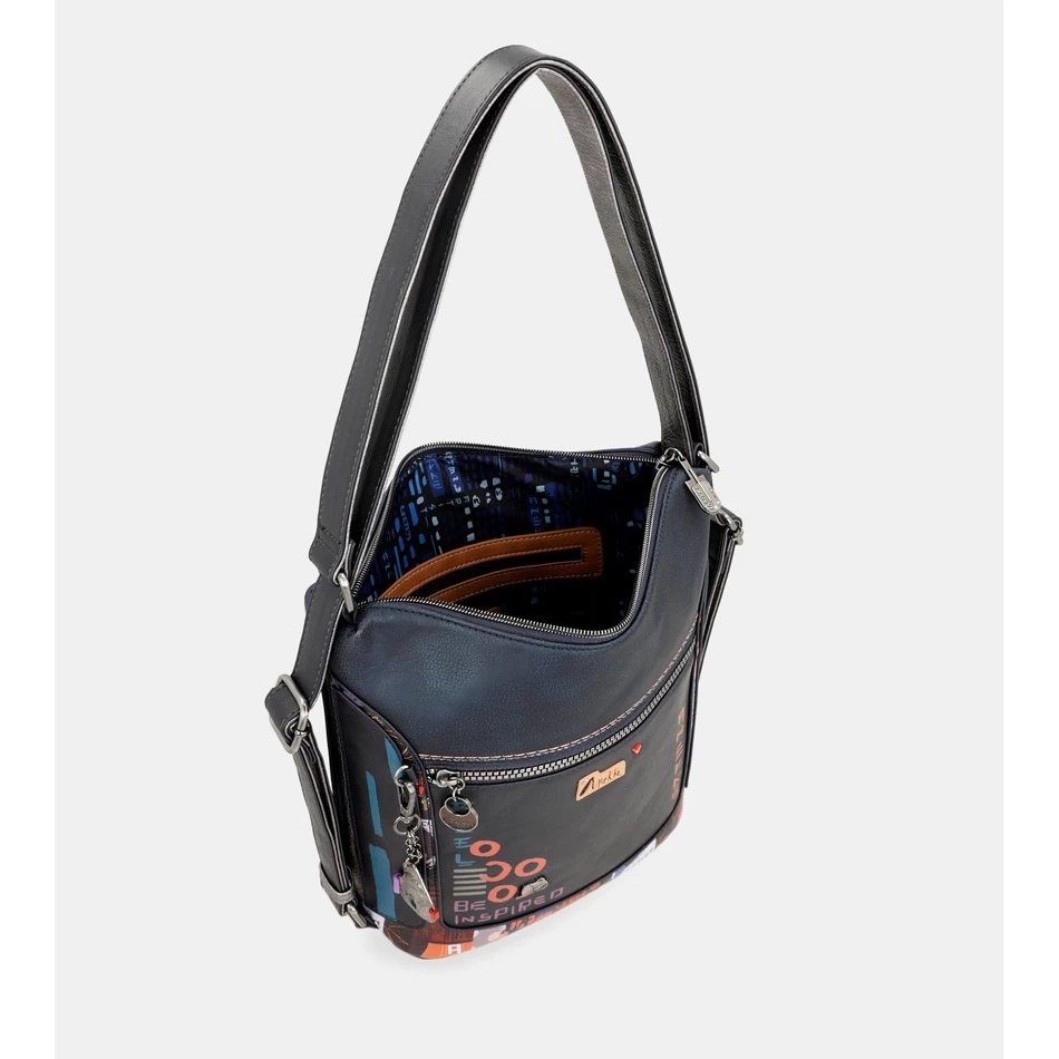 Anekke Kyomu Shoulder Bag Convertible Into A Kyomu Backpack