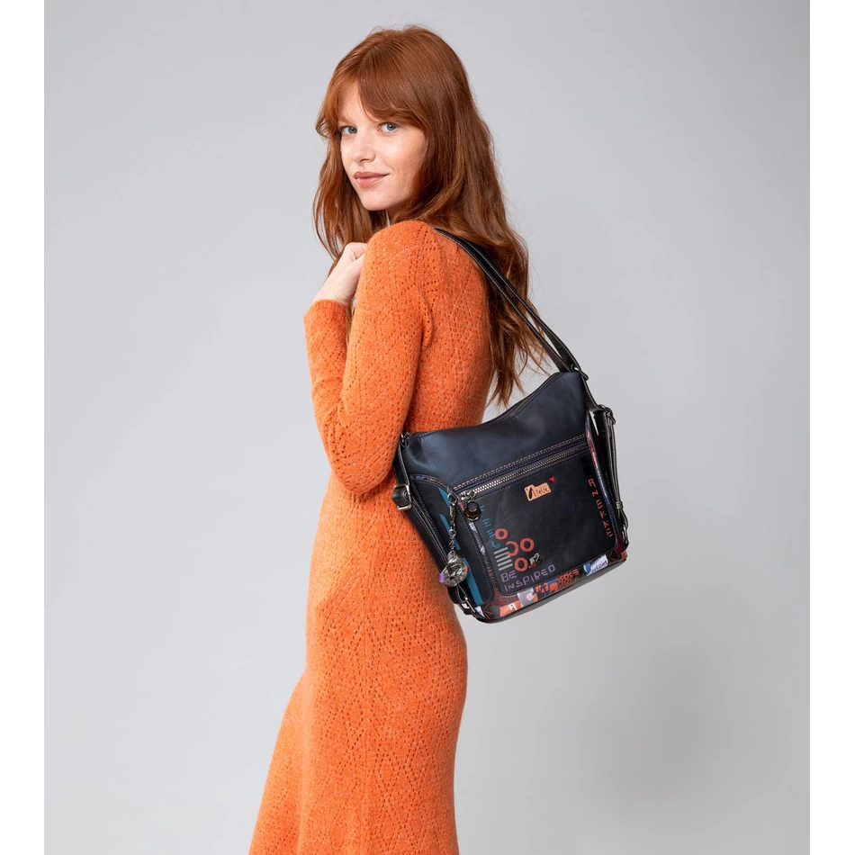 Anekke Kyomu shoulder bag convertible into a Kyomu backpack