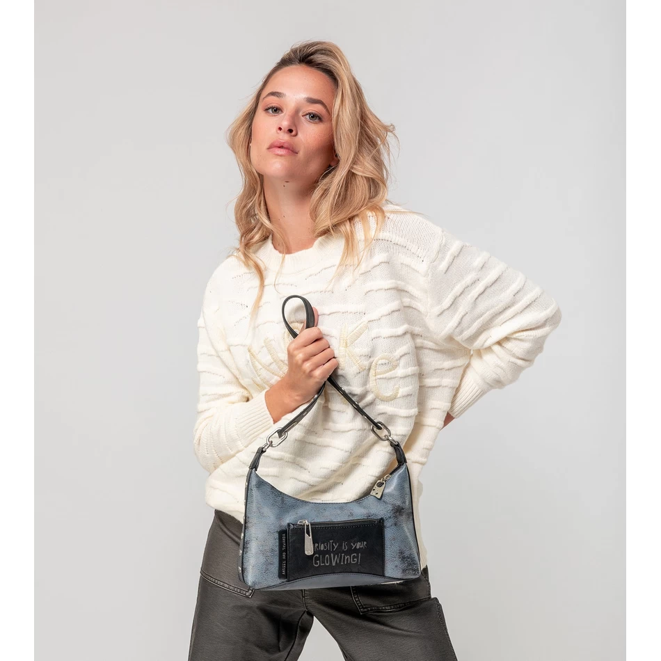 תיק כתף קטן עם קרום Anekke