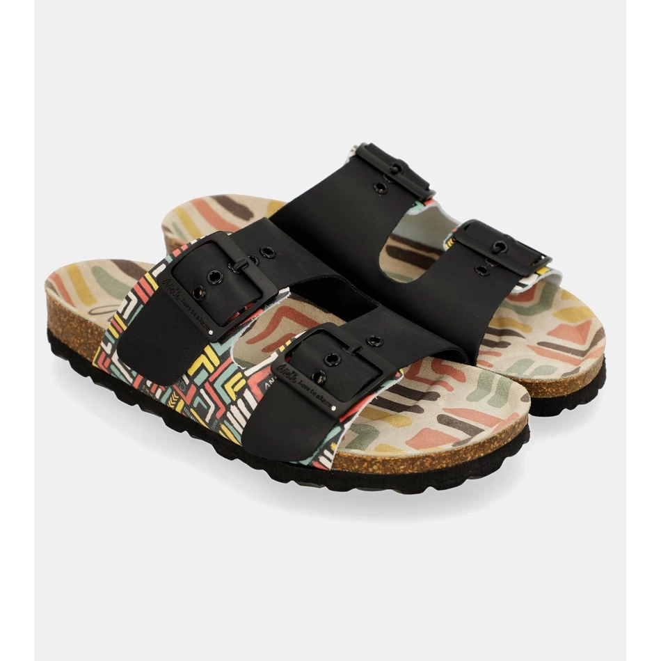 Черные женские био-сандалии Anekke Kene