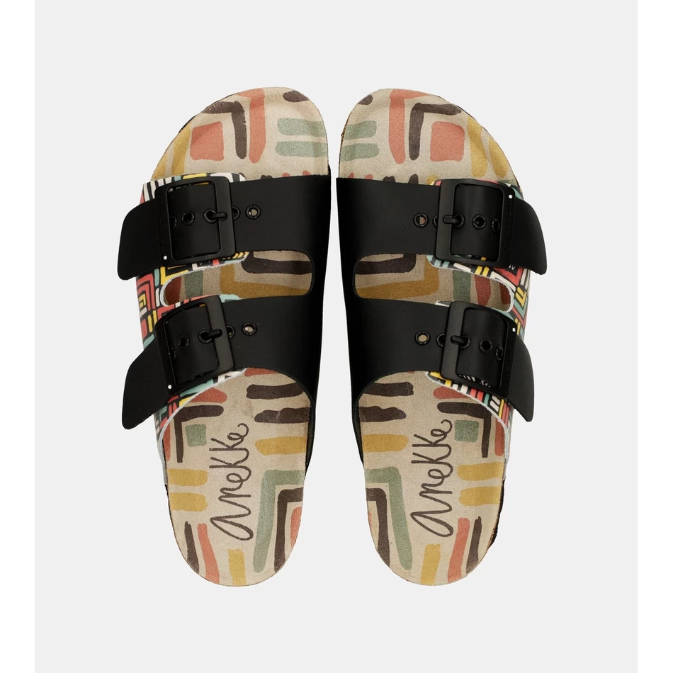 Черные женские био-сандалии Anekke Kene