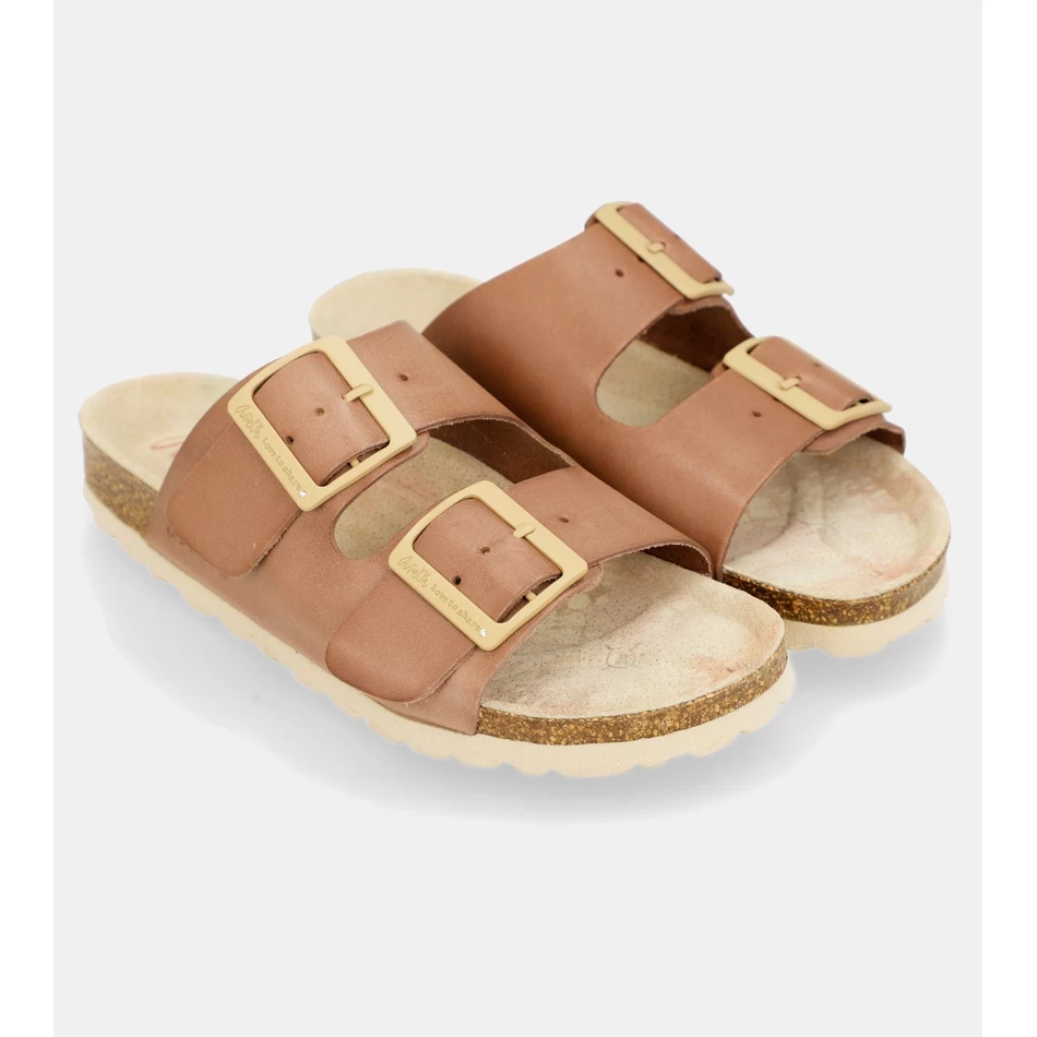 Anekke Amazonia ανοιχτό καφέ γυναικεία Bio πέδιλα