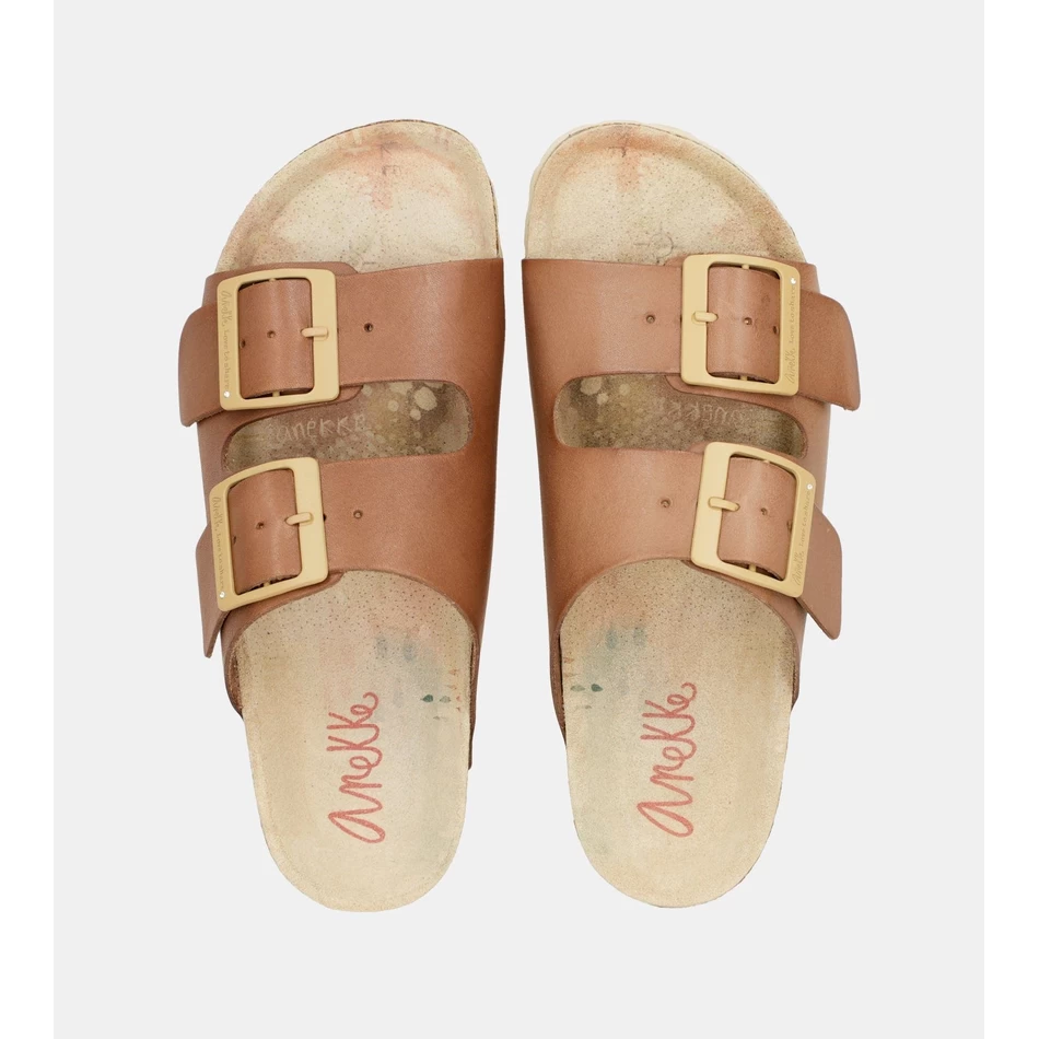 Anekke Amazonia ανοιχτό καφέ γυναικεία Bio πέδιλα